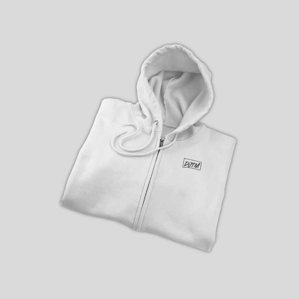 Zip-Hoodie DJTM weiß