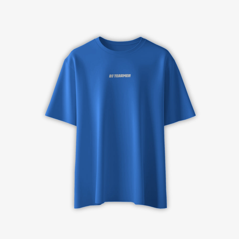 T-Shirt TearMen Schrift Basic Blue