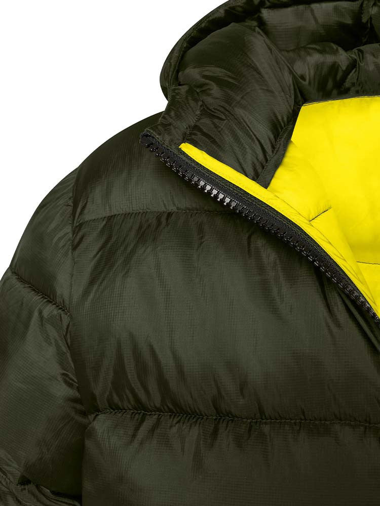 Winterjacke Basic Olivgrün