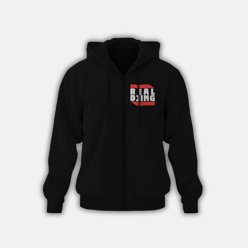 Strickjacke REAL DJING schwarz