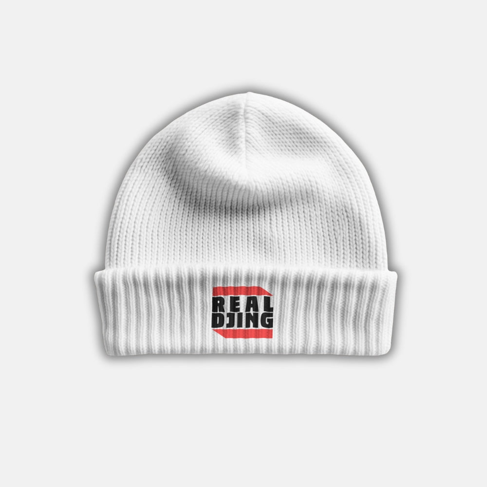 Mütze REAL DJING weiß