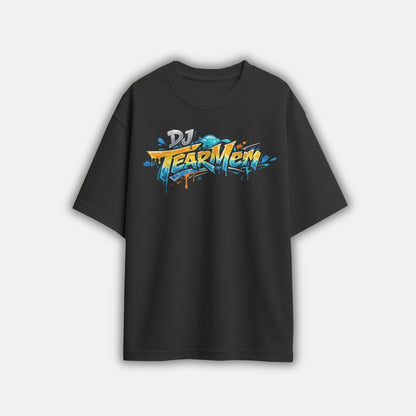 T-Shirt Grafittistyle schwarz
