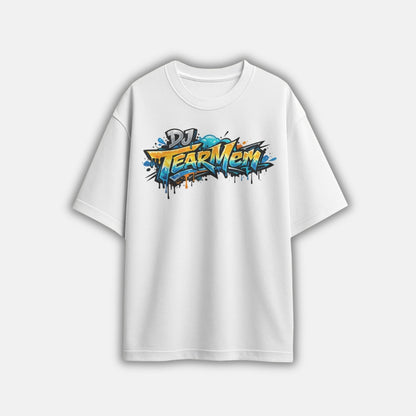 T-Shirt Grafittistyle weiß