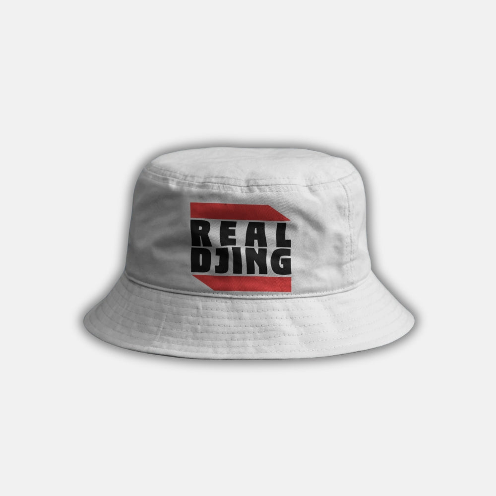 Fischerhut REAL DJING weiß